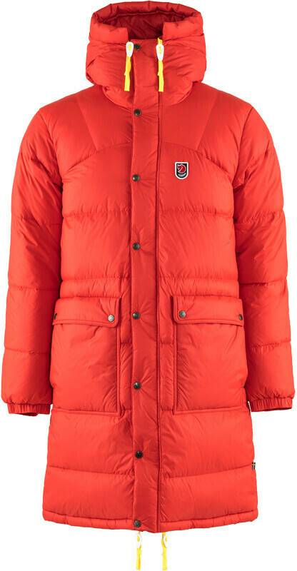 Outdoorbekleidung Fjällräven Expedition Long Down Parka Mtrue red